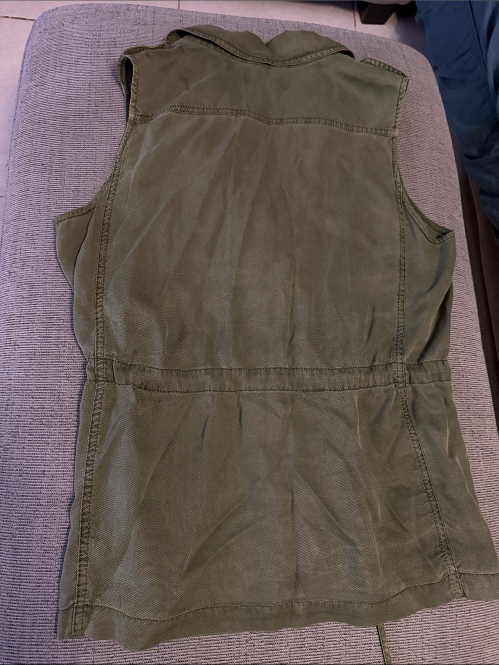 Lucky Brand Live in Love Cargo Utility Jacket Vest Size Medium - Picture 5 of 5